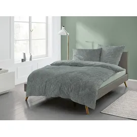 IRISETTE Flausch-Cotton Samt Northampton 155x200+80x80 cm mink