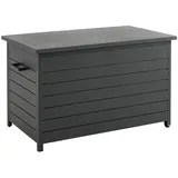 Brafab Gartentruhe Gäster Small von Brafab aus Aluminium, modern, anthrazit, mit Rädern und Gasdruckfeder