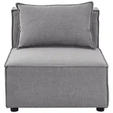 Juskys modulares Sofa Domas - Mittelsofa mit Kissen - individuell kombinierbar