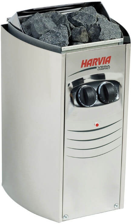 Harvia Vega Compact mit integrierter Steuerung