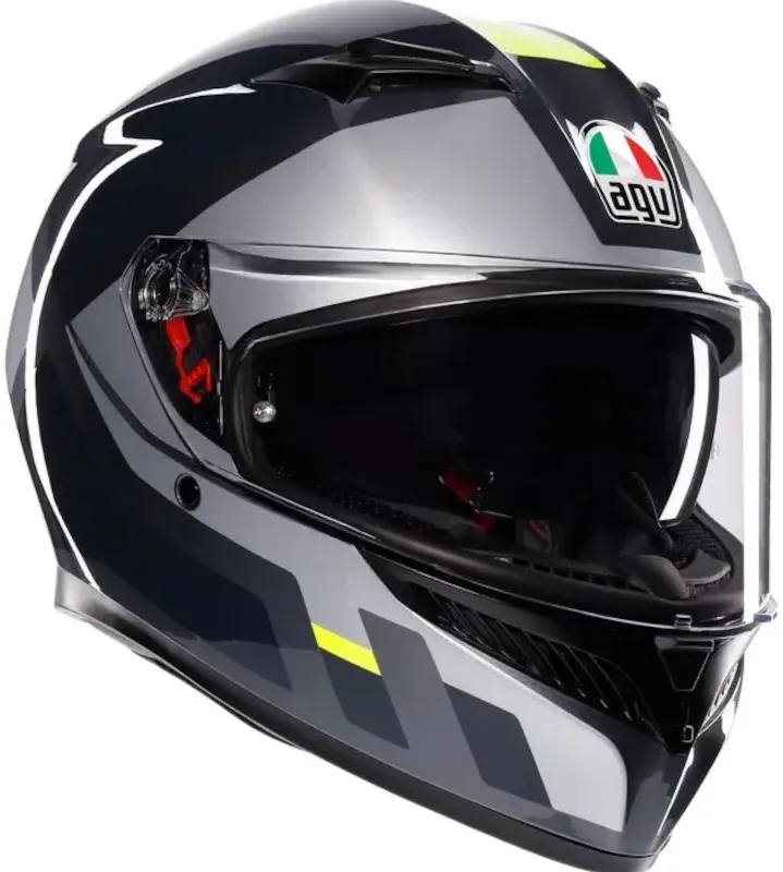 Agv K3 E2206 Mplk Shade Grau/Fluo/Gelb M (57-58)