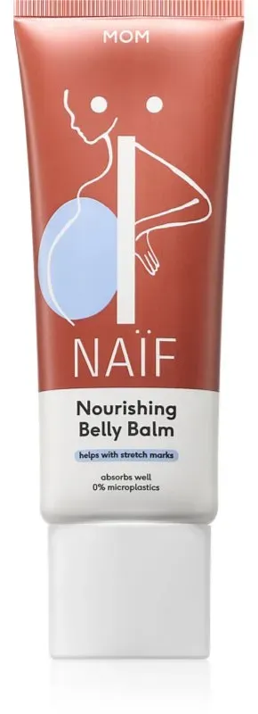 Naif Mom Nourishing Belly Balm Körper-Balsam gegen Schwangerschaftsstreifen 75 ml