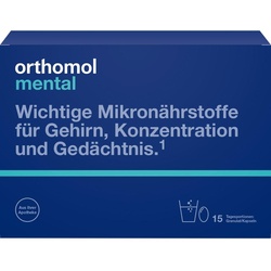 Orthomol Mental Granulat+kapseln 15 Tagesportionen 1 P
