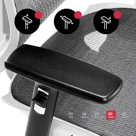 Diablo Chairs Diablo V-Basic Netzstoff Grau