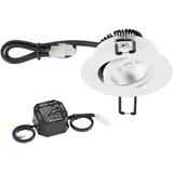 EVN PC650N90102 1 rund Aluminium Glas 8,4W 3000K 1010lm IP65