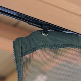 Westmann Moskitonetz für Pavillon 300 cm x 225 cm 4 Stück Schwarz