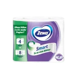 Zewa Toilettenpapier Smart 3-lagig 4 Rollen