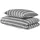 SCHIESSER Colorado Gestreift Dunkelgrau 135 x 200 cm + 80 x 80 cm