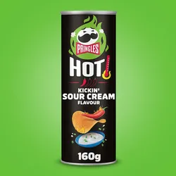 Pringles Hot Kickin' Sour Cream Flavour - 160g