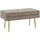 Homcom Polsterbank Beige 79 x 37 x 43 cm