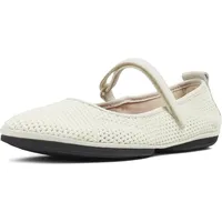 Camper Damen Right Nina K201402 Ballerina, Weiß Natur 007,
