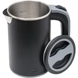 800ML Reisewasserkocher Klein Mini Wasserkocher, Edelstahl Wasserkocher Leise Reise Wasserkocher Camping Wasserkocher, 600W 5 Minuten Schnelles