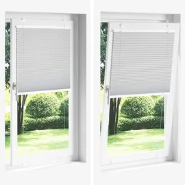 vidaXL Plissee Anthrazit 55x200 cm Stoffbreite 54,4 cm Polyester