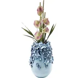 Kare DESIGN Vase Butterflies 35,5 cm Porzellan Blau