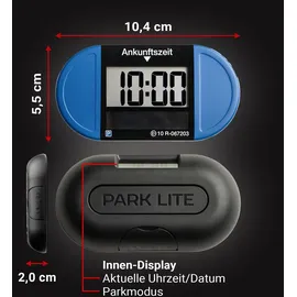 Needit Parkscheibe Park Lite Solar Blau