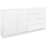 borchardt Möbel Vaasa 152 x 79 x 35 cm Weiß matt