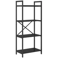 VidaXL Bücherregal 56 x 34 x 133,5 cm Schwarz