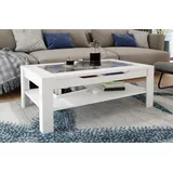 byLIVING Ralph Weiß Glas 110 x 43 x 67 cm