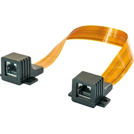 Schwaiger Fensterdurchführung LAN Ultra-Slim 2x RJ45-Buchsen