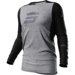 Shot Contact Speck Motocross Jersey, schwarz-grau, Größe 5XL für Männer