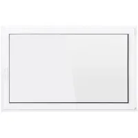 SN DECO GROUP Kellerfenster 1 Flügel Dreh-Kipp 2-fach Verglasung weiß 70 mm Profil, (Set), RC2 Sicherheitsbeschlag, Hochwertiges 5-Kammer-Profil weiß 80 cm x 50 cm