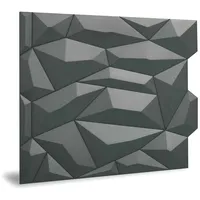 OEM Wandpaneel 3D Profhome Glacier Smoked Gray 6 St. 60 x 61 x 3 cm