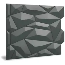 Profhome Wandpaneel 3D Profhome Glacier Smoked Gray 6 St. 60 x 61 x 3 cm