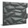 Profhome Wandpaneel 3D Profhome Glacier Smoked Gray 6 St. 60 x 61 x 3 cm