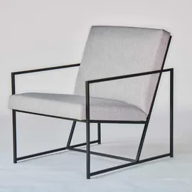 jan kurtz Sessel Style Polyester 62 x 75 x 78 cm Grau