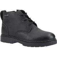 Hush Puppies - Jungen Stiefel "Mini Presley", Leder FS10206 (33 EU) (Schwarz) - Schwarz - 33