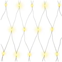 Gartenpirat Lichternetz 3x2 4x2 3x3 m 200 LED Kabel weiß