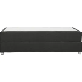 Home Affaire Boxbett HOME AFFAIRE "Alexis", grau (anthrazit), B:90cm L:200cm, Struktur fein (100% Polyester), Komplettbetten, ohne Kopfteil - ideal für Räume mit Dachschrägen; in 4 Breiten