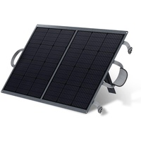 DaranEner 100W Tragbar Solarpanel, Faltbares Solarmodul, Monocrystalline Silicon Balkonkraftwerk, Kompaktes Solarpanel für Tragbare Powerstation. Camping, Wandern