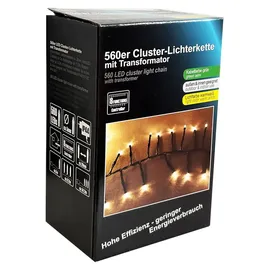 Mojawo System-Lichterkette LED 11 m Dunkelgrün Warmweiß