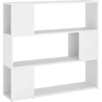 vidaXL Bücherregal Raumteiler 100 x 24 x 94 cm Weiß