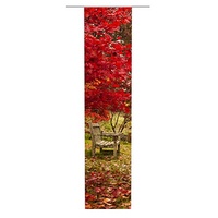 gardinen-for-life Flächenvorhang Herbstlichtung 1, Schiebevorhang mit Druck-Motiv, Gr.60x245 cm, Herbst