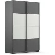 Rauch Schwebetürenschrank Quadra 136 x 210 x 62 cm Grau