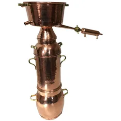 `CopperGarden®` 2 Liter ALQUITARA `Plus` Destille  Mit Kolonne & Liebigkühler