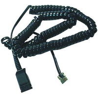 Schwarzkopf Poly Headset-Verstärkerkabel U10 Quick Disconnect zu modularer Stecker für Headset 3 m