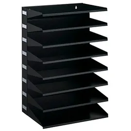 Durable Sortierstation schwarz mit 8 Fächern