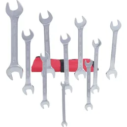 KS TOOLS Open-end wrench set - 11 Stücke - in Werkzeugrolle
