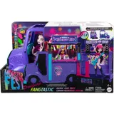 Mattel Monster High Draculaura Puppe und Fangtastic Food-Truck-Spielset HXH83