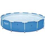 Bestway Steel Pro Frame Pool ohne Pumpe, rund 366x76cm Stahlrahmenpool, blau