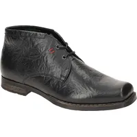 Think GURU Herrenstiefelette - elegante Stiefeletten schwarz Elegant NEU - Schwarz - 45,5