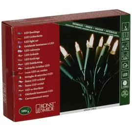 Konstsmide LED Minilichterkette 100 LED, warmweiß