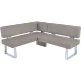 K+W Komfort & Wohnen »Santos II«, gepolstert, Eckbank, wahlweise langer Schenkel rechts oder links lightgrey, 21741525-0 B/H/T: 157 cm x 87 cm x 180 cm