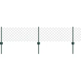 vidaXL Zaun 0,4 x 10 m Grün/Stahl