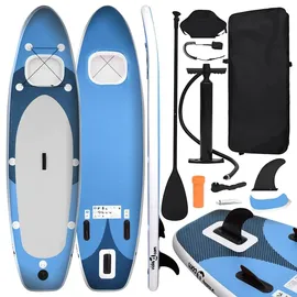 vidaXL SUP Board Set Aufblasbar 360 x 81 x 10 cm marineblau