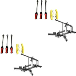 2x Set: Reifen Montiereisen und Felgenschoner Set + Reifenmontiergerät für Motorradreifen 12-21"