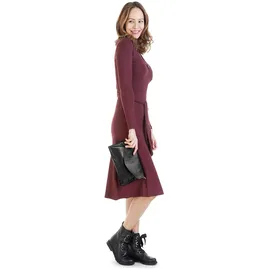 Cluty Abendtasche Leder Schwarz